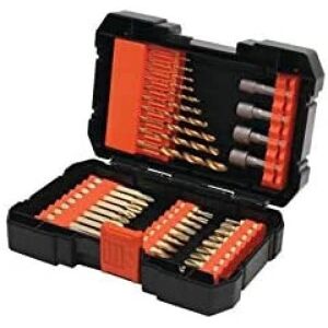 Black & Decker A7227 Ti-titaan 41-delig Boor- en Schroefset Black & Decker A7227 Ti-titaan 41-delig Boor- en Schroefset