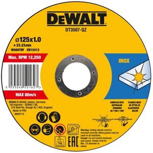 DeWALT DT3507-QZ Angle Grinder Accessory - Cutting Disc DeWALT DT3507-QZ Angle Grinder Accessory - Cutting Disc