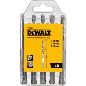 DeWALT DT9399-QZ Zestaw Wiertła - 5 Sztuk SDS-Plus DeWALT DT9399-QZ Zestaw Wiertła - 5 Sztuk SDS-Plus