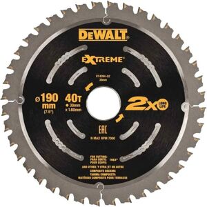 DeWalt DT4394-QZ - Carbide Cirkelzaagblad - 190mm - Voor composietvloeren DeWalt DT4394-QZ - Carbide Cirkelzaagblad - 190mm - Voor composietvloeren