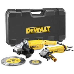 DeWalt DWE492SDT 230mm Haakse slijper - Snij- & polijstset DeWalt DWE492SDT 230mm Haakse slijper - Snij- & polijstset