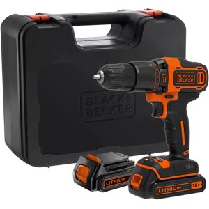 Perceuse sans fil Black & Decker BDCHD18KB2-QW - 1400 RPM, 1,3 kg - Publicité Perceuse sans fil Black & Decker BDCHD18KB2-QW - 1400 RPM, 1,3 kg - Publicité