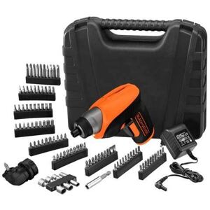 Tournevis à percussion Black & Decker CS3652LKA - 180 RPM, Orange - Publicité Tournevis à percussion Black & Decker CS3652LKA - 180 RPM, Orange - Publicité