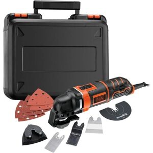 Black & Decker Outil Multifonction 280W 12 Accessoires - Multitool - Publicité Black & Decker Outil Multifonction 280W 12 Accessoires - Multitool - Publicité