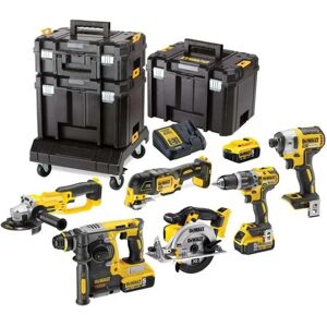 DeWALT Langaton Työkalusetti - 18V, 6 Osaa, 3x 5.0Ah, TSTAK DeWALT Langaton Työkalusetti - 18V, 6 Osaa, 3x 5.0Ah, TSTAK
