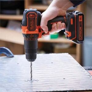 Black & Decker BDC718AS2F Drill - 18V, 40Nm, LED Light Black & Decker BDC718AS2F Drill - 18V, 40Nm, LED Light