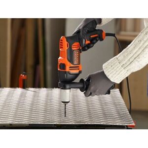 Black & Decker BEH850-QS Drill - 850W, 3100 RPM, Keyless, Black/Orange Black & Decker BEH850-QS Drill - 850W, 3100 RPM, Keyless, Black/Orange
