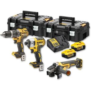 Dewalt DCK384P2T 18V Gereedschapsset met Batterijen Dewalt DCK384P2T 18V Gereedschapsset met Batterijen