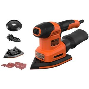 Black & Decker BEW200 Orbitale Schuurmachine - 12000 RPM, 200 W, Zwart/Oranje Black & Decker BEW200 Orbitale Schuurmachine - 12000 RPM, 200 W, Zwart/Oranje