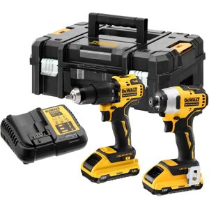 DeWalt DCK2062L2T - Coffret d'outils avec Perceuse et Visseuse 18V - Publicité DeWalt DCK2062L2T - Coffret d'outils avec Perceuse et Visseuse 18V - Publicité
