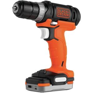Perceuse sans fil Black & Decker 12V - 10mm Acier, 25mm Bois - Publicité Perceuse sans fil Black & Decker 12V - 10mm Acier, 25mm Bois - Publicité