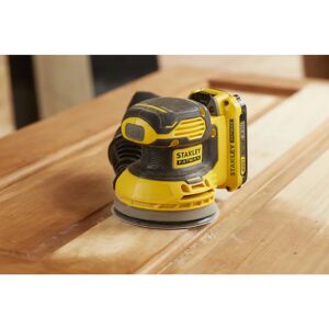 Stanley Stanley SFMCW220D1S-GB Cordless Random Orbital Sander - Portable, 12000 OPM Stanley Stanley SFMCW220D1S-GB Cordless Random Orbital Sander - Portable, 12000 OPM