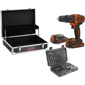 Black & Decker BDCHD18B2FC-QW Accu boor-/schroefmachine 18V - 40Nm, 2 snelheden, 32 accessoires Black & Decker BDCHD18B2FC-QW Accu boor-/schroefmachine 18V - 40Nm, 2 snelheden, 32 accessoires