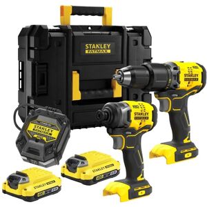 Zestaw Wiertarka i Wkrętarka Stanley V20 - Udarowa i Kluczowa Zestaw Wiertarka i Wkrętarka Stanley V20 - Udarowa i Kluczowa