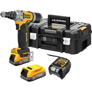 Dewalt Dcf414e2t 18V Riveter - Brushless, 1/4'', 2x Powerstack Batteries Dewalt Dcf414e2t 18V Riveter - Brushless, 1/4'', 2x Powerstack Batteries