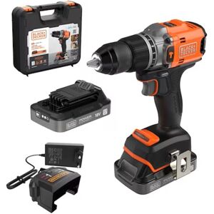 Perceuse à percussion sans fil BLACK+DECKER 18V - Impact Drill - Publicité Perceuse à percussion sans fil BLACK+DECKER 18V - Impact Drill - Publicité