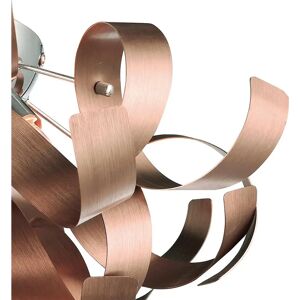 Dar Lighting Dar Rawley 4 Light Flush Ceiling Fitting - Copper Dar Lighting Dar Rawley 4 Light Flush Ceiling Fitting - Copper