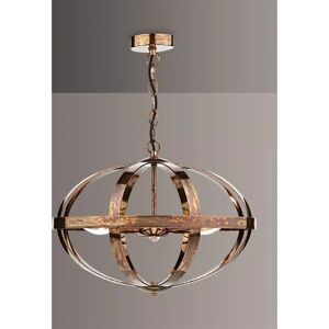 Dar Lighting Dar Symbol 3 Light Ceiling Pendant - Copper Dar Lighting Dar Symbol 3 Light Ceiling Pendant - Copper