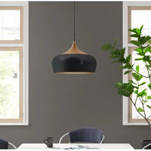 Dar Lighting Gaucho Large Black Pendant - Ceiling Light Dar Lighting Gaucho Large Black Pendant - Ceiling Light