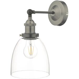 Dar Lighting Arvin Wall Light Antique Chrome - Wall Light Dar Lighting Arvin Wall Light Antique Chrome - Wall Light