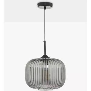 Dar Lighting Demarius Smoked Glass Pendant - Pendant Light Dar Lighting Demarius Smoked Glass Pendant - Pendant Light