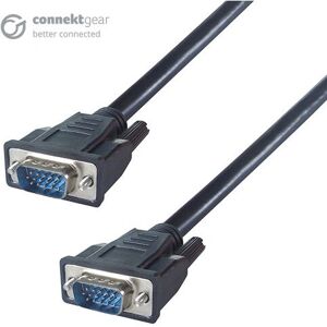 Connektgear 26-0050mm VGA Cable - Black Connektgear 26-0050mm VGA Cable - Black