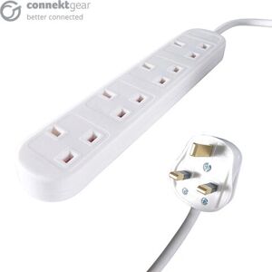Connekt Gear 4-Way Power Extension - UK, 10m - Power Extension Connekt Gear 4-Way Power Extension - UK, 10m - Power Extension