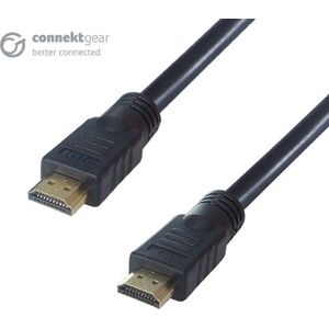 Connekt Gear HDMI 4K UHD 20m Cable - HDMI V2.0 4K UHD, Male to Male, Gold, Black Connekt Gear HDMI 4K UHD 20m Cable - HDMI V2.0 4K UHD, Male to Male, Gold, Black