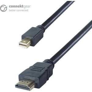 Connekt Gear 2m Mini Display Port To Hdmi Cable - Video Cable Adapter Connekt Gear 2m Mini Display Port To Hdmi Cable - Video Cable Adapter