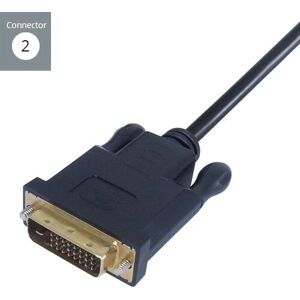 Connektgear USB C to DVI-D 2m Video Cable Adapter Connektgear USB C to DVI-D 2m Video Cable Adapter