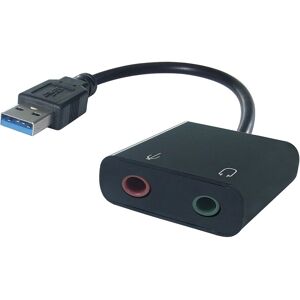 Connektgear Model 26-2918 USB-A 2x3.5mm Stereo Jack Adapter Connektgear Model 26-2918 USB-A 2x3.5mm Stereo Jack Adapter