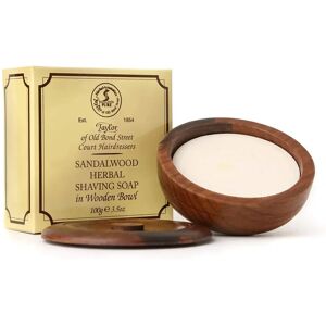 Taylor of Old Bond Street Holzraschschale + Sandelholzseife - 100g Taylor of Old Bond Street Holzraschschale + Sandelholzseife - 100g