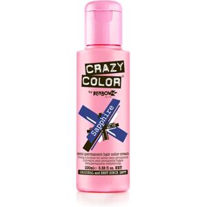Crazy Color Sapphire Blue Hair Dye - Semi Permanent Color Crazy Color Sapphire Blue Hair Dye - Semi Permanent Color