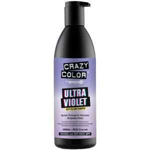 Crazy Color Ultra Violet Anti Yellow Shampoo - Shampoo for Blonde Hair Crazy Color Ultra Violet Anti Yellow Shampoo - Shampoo for Blonde Hair