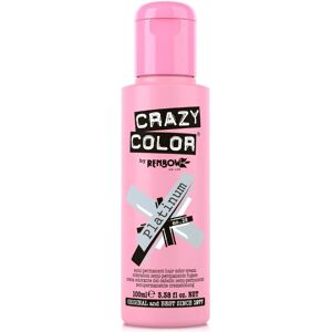 Crazy Color Platinum Silver Hair Dye - Semi Permanent Crazy Color Platinum Silver Hair Dye - Semi Permanent