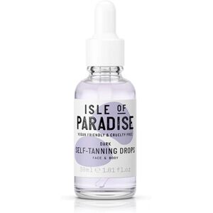 Isle of Paradise Self-Tanning Drops Face & Body (30ml) - Dark Isle of Paradise Self-Tanning Drops Face & Body (30ml) - Dark