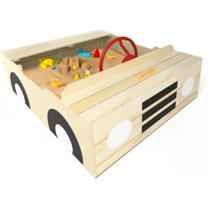 Big Game Hunters Wooden Car Sandpit - Weatherproof, Black Friday Big Game Hunters Wooden Car Sandpit - Weatherproof, Black Friday