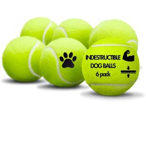Big Game Hunters Double Strength Dog Tennis Ball - Durable - 6 Pack Big Game Hunters Double Strength Dog Tennis Ball - Durable - 6 Pack