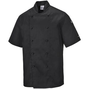 Portwest Black Kent Chefs Jacket - Chef Jacket, Durable Twill, Unisex Portwest Black Kent Chefs Jacket - Chef Jacket, Durable Twill, Unisex