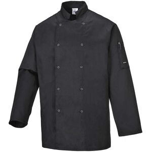 Portwest Suffolk Chefs Jacket Black 3XL - Chef's jacket Portwest Suffolk Chefs Jacket Black 3XL - Chef's jacket