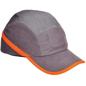 Portwest Grey Vent Cool Bump Cap - Sporty Mesh Safety Headgear Portwest Grey Vent Cool Bump Cap - Sporty Mesh Safety Headgear