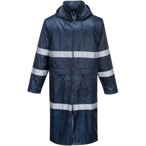 Portwest Navy Iona Rain Coat - Waterproof, Breathable, CE Certified Portwest Navy Iona Rain Coat - Waterproof, Breathable, CE Certified