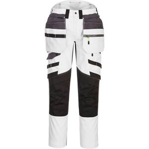Portwest DX4 Work Trousers - White/Grey - 30 Portwest DX4 Work Trousers - White/Grey - 30