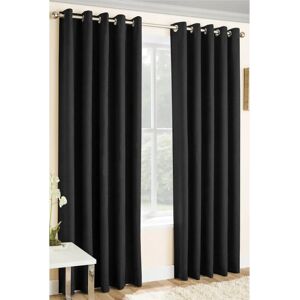 Enhanced Living Black Thermal Noise Reducing Dim Out Curtains - Curtains Enhanced Living Black Thermal Noise Reducing Dim Out Curtains - Curtains