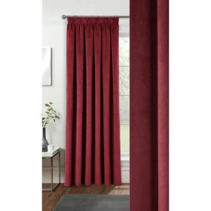 Oxford Velvet Thermal Door Curtain - Red & Cream - 66x84 168x214 Oxford Velvet Thermal Door Curtain - Red & Cream - 66x84 168x214