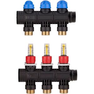 John Guest - COLLETTORE DI DISTRIBUZIONE 1''X3/4'' POLIMERO 3 VIE - Underfloor Heating Manifold John Guest - COLLETTORE DI DISTRIBUZIONE 1''X3/4'' POLIMERO 3 VIE - Underfloor Heating Manifold