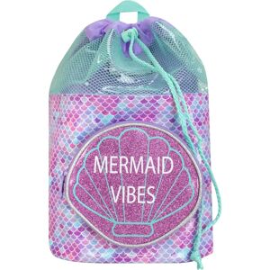 Harry Bear Sereia Bolsa de Natação - Padrão de Escamas - Bolso com Brilho em Forma de Concha - 39x36x10cm Harry Bear Sereia Bolsa de Natação - Padrão de Escamas - Bolso com Brilho em Forma de Concha - 39x36x10cm
