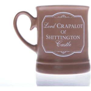 Boxer Gifts Taza Victoriana Lord Crapalot de Shittington Castle - Marrón, Elegante Boxer Gifts Taza Victoriana Lord Crapalot de Shittington Castle - Marrón, Elegante