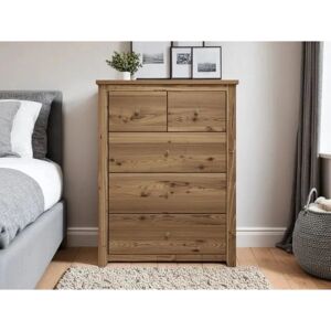 LPD Havana 3+2 Pine Wooden Chest of Drawers LPD Havana 3+2 Pine Wooden Chest of Drawers