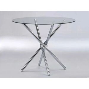 Casa Dining Table Glass Top Self Assembly - Dining Table Casa Dining Table Glass Top Self Assembly - Dining Table